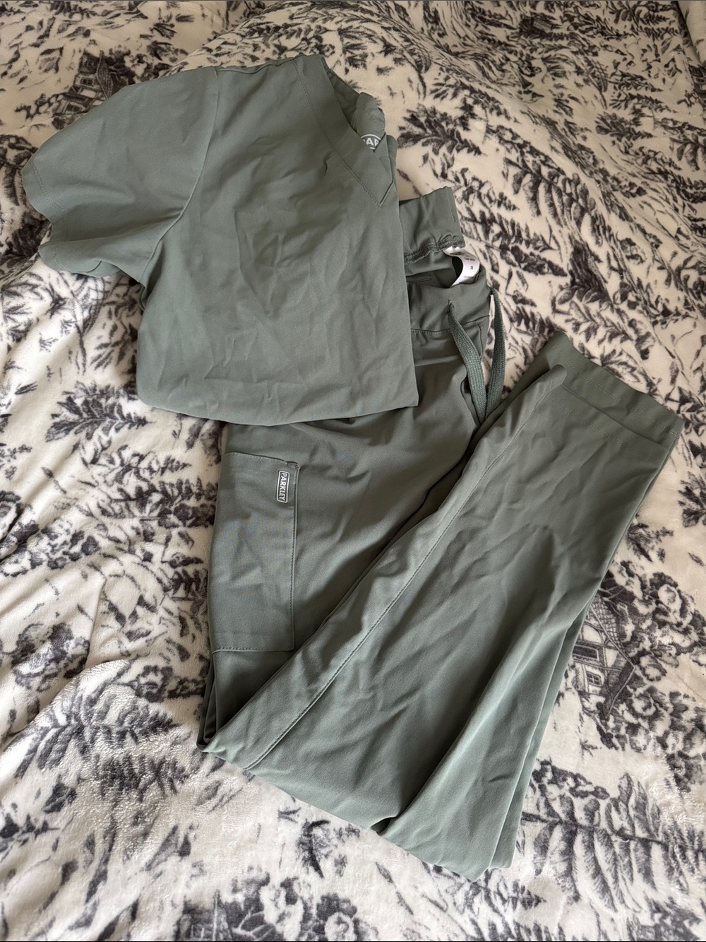 Parkley Scrub Set in Sage Green